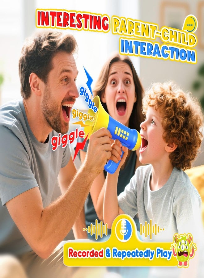 Windidi Rechargeable Voice Changer for Kid, Mini Megaphone,Toys for 3,4,5,7,8,9 Years Old Boy Girl Birthday Gifts, Microphone for Kids,Outdoor Games for Kids with Funny Sound Effects, Recording, Echo Function - Image 4